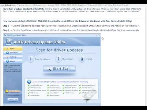 acer aspire graphics driver update